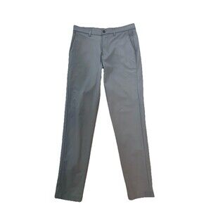 Lululemon Commission Pants Mens 32 Gray Pant Slim Performance Golf Chino Casual